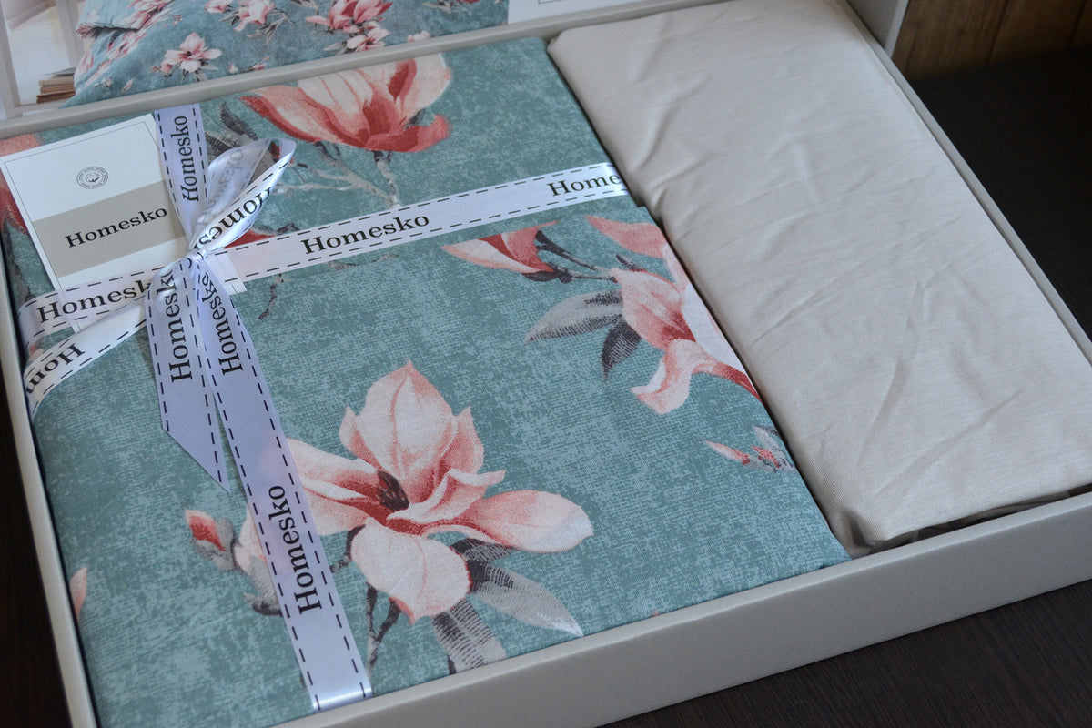 Постільна білизна First Choice Homesko Ranforse 160 х 220 см Marea Blue
