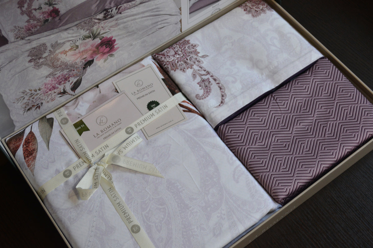 Постільна білизна La Romano Premium Satin 200×220 см Dolce Berry