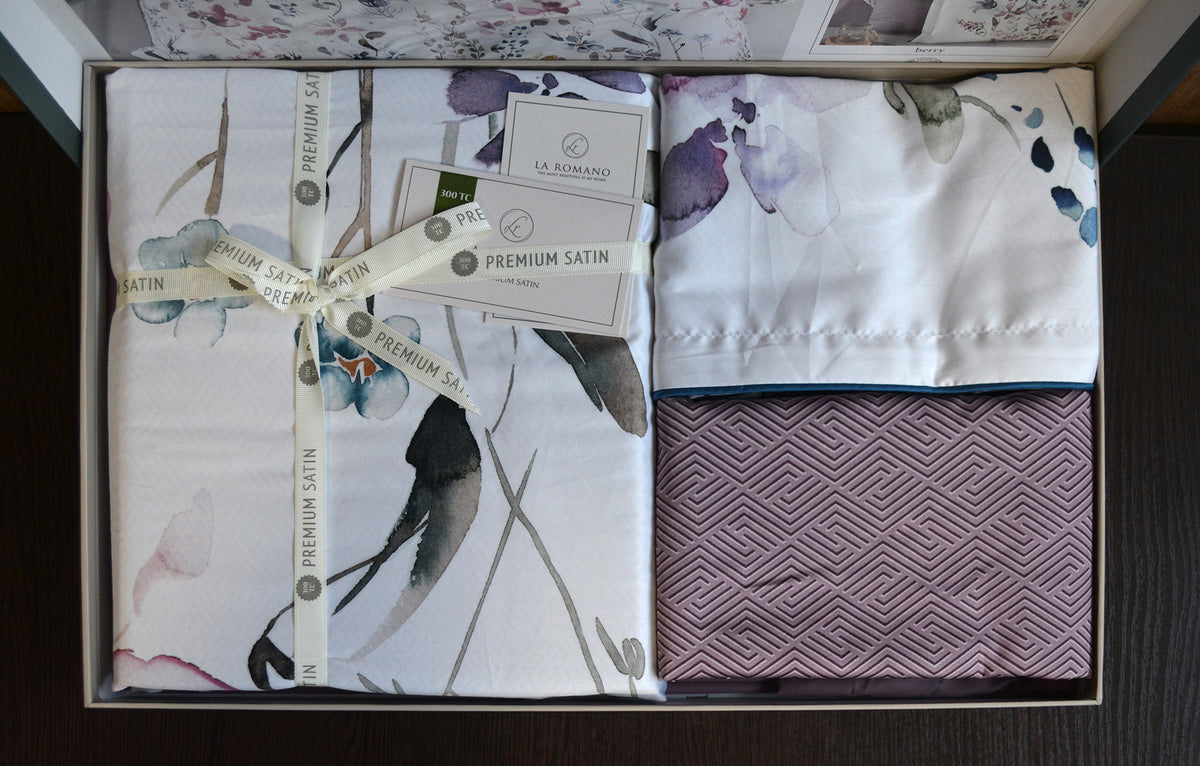 Постільна білизна La Romano Premium Satin 200×220 см Delcina Berry