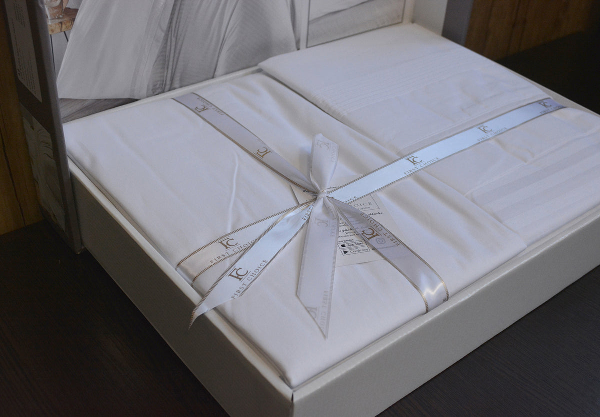 Постільна білизна First Choice Ranforce Deluxe 200 х 220 см Gala White