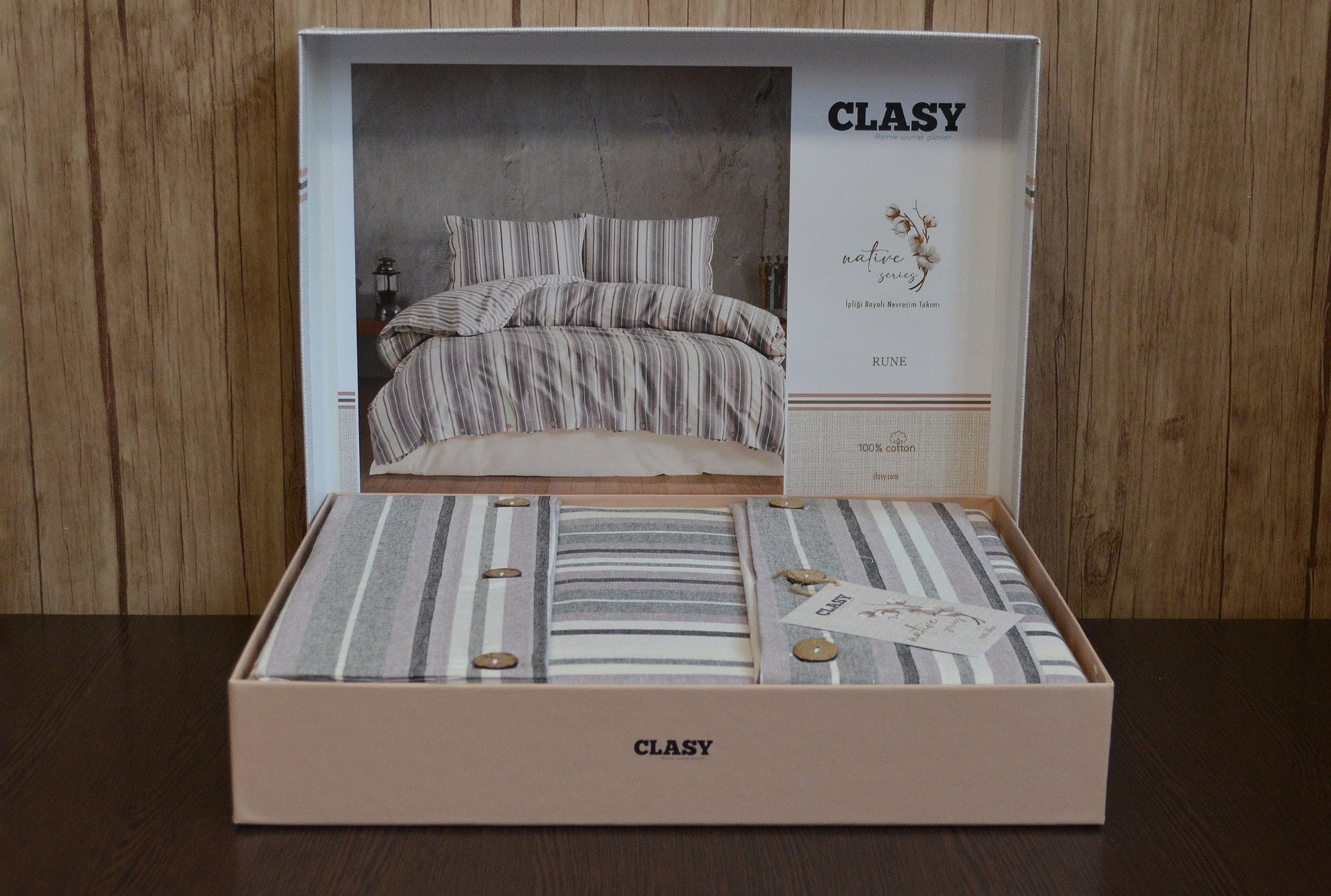Постільна білизна Clasy Native Series 200х220 см Rune