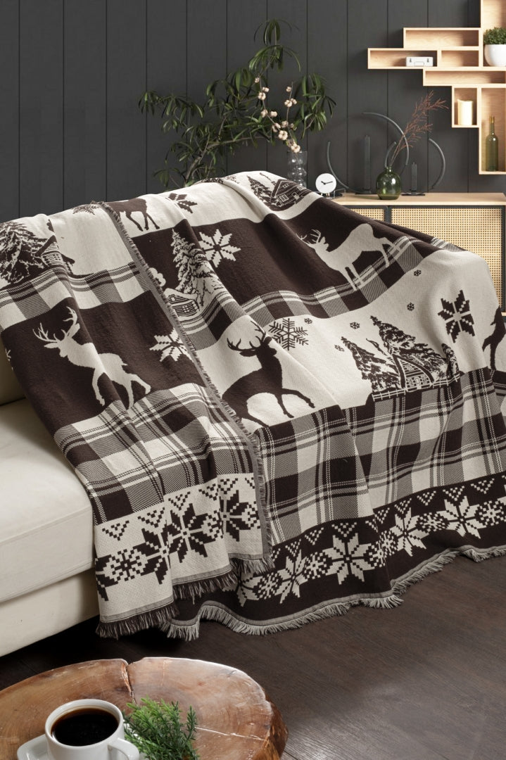 Плед First Choice 240×220 см. Ruma Deer Polama