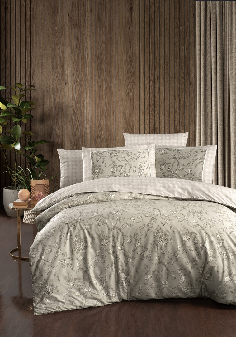 Постільна білизна La Romano Premium Satin 200×220 см Dema Beige