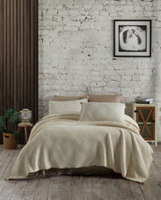 Постільна білизна з покривалом Dantela Satin 240 x 260 см Drina Bej