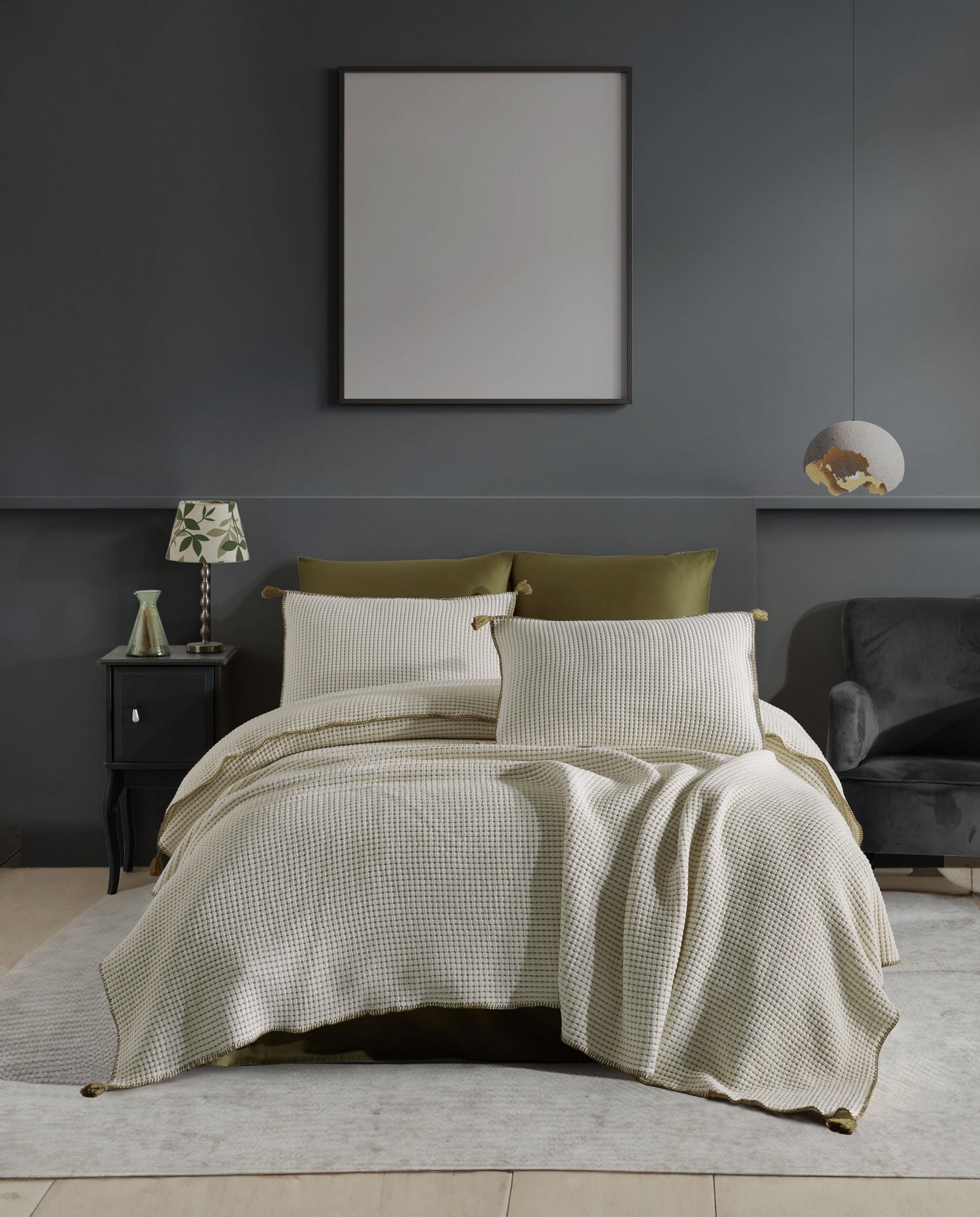 Постільна білизна з покривалом Dantela Satin 240 x 260 см Drina Haki