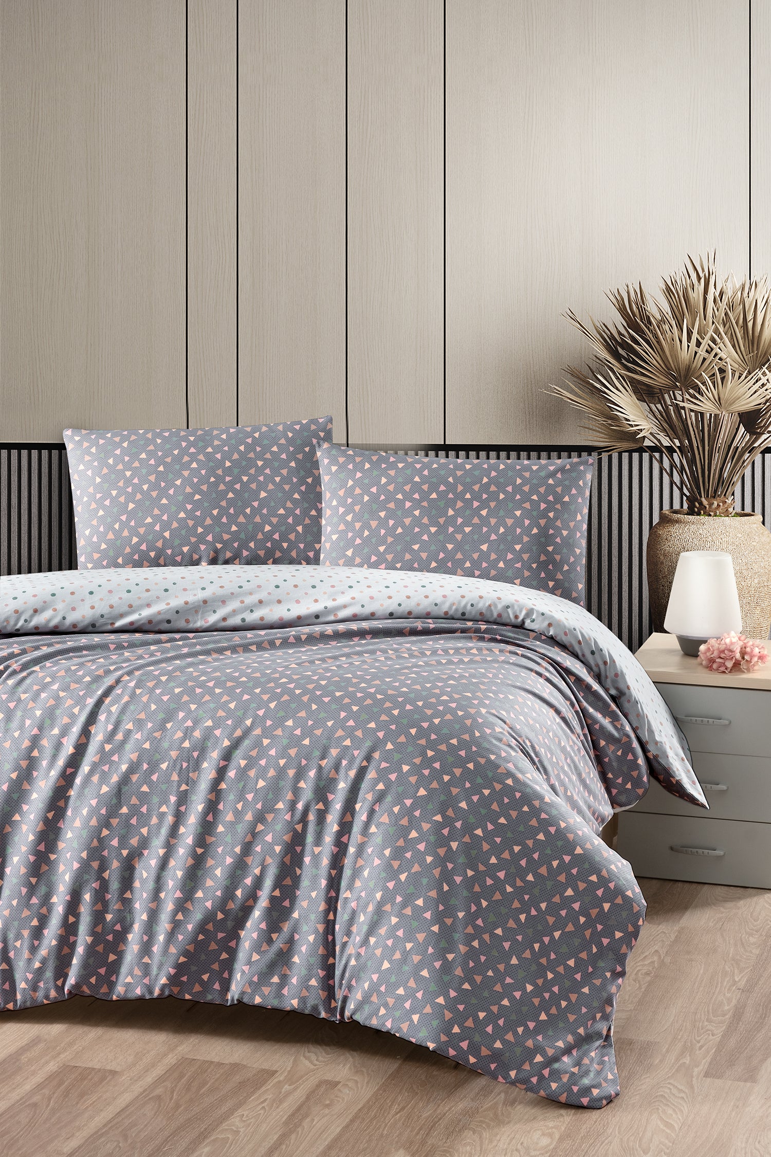 Постільна білизна First Choice Homesko Ranforse 160 х 220 см Eldon Grey
