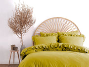 Постільна білизна Limasso Stonewashed Exclusive Ranforse 200 х 220 см Lemonade