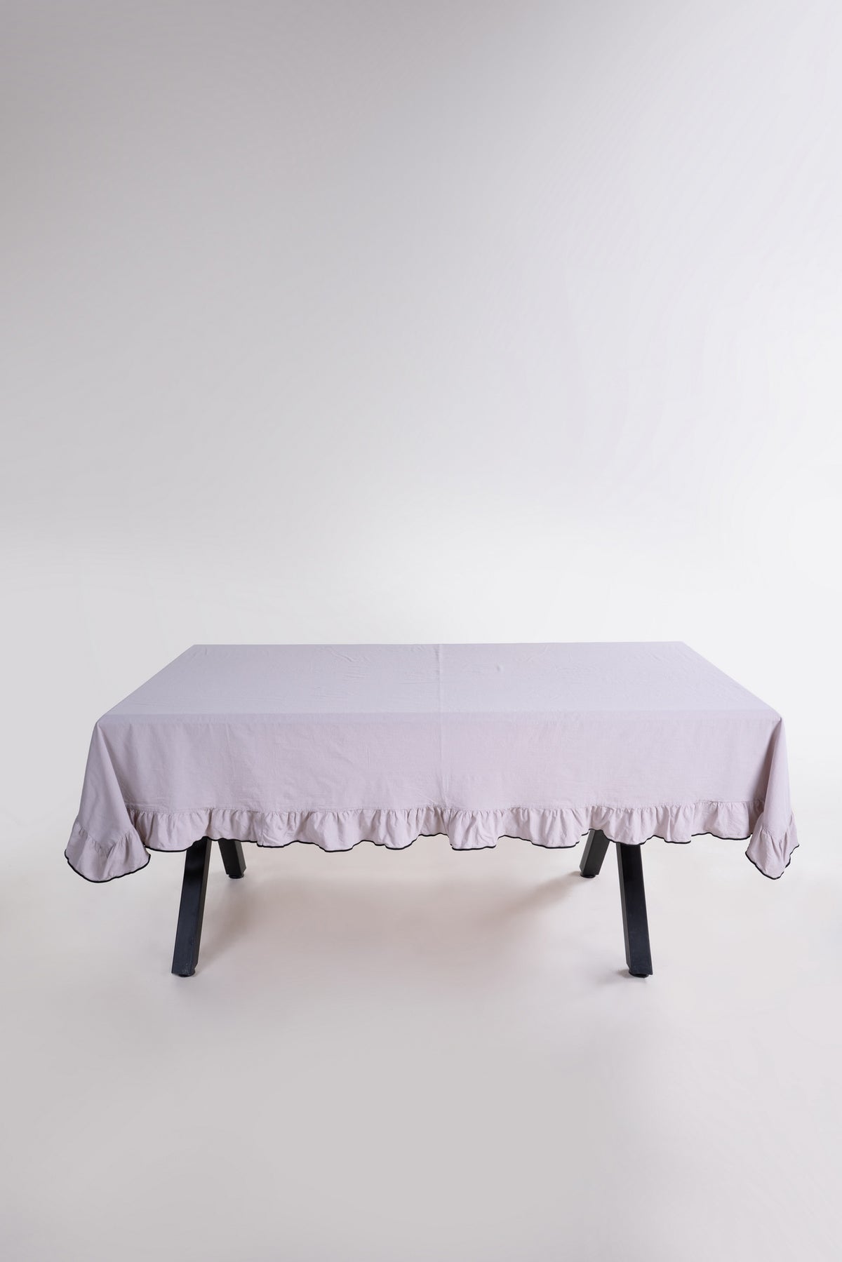 Скатертина з вареної бавовни Limasso Exclusive Esualte 160×220 см. Opal Grey