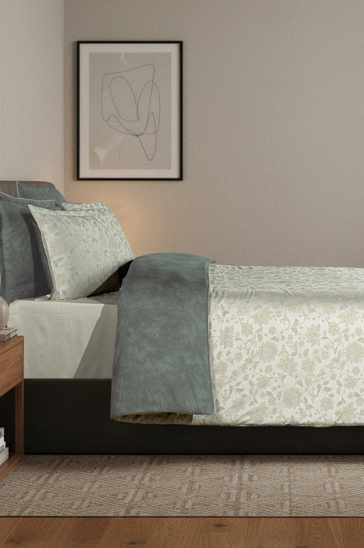 Постільна білизна La Romano Mona Premium Satin 300TC 200×220см Edesa Beige
