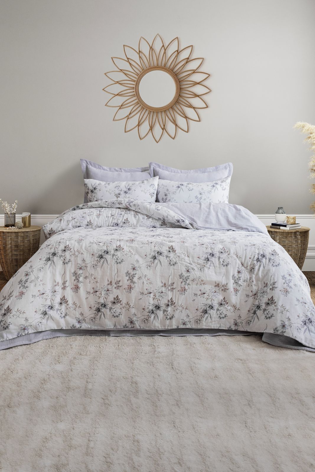 Комплект постільної білизни Saheser Digital Muslin 200х220 см  Elenore