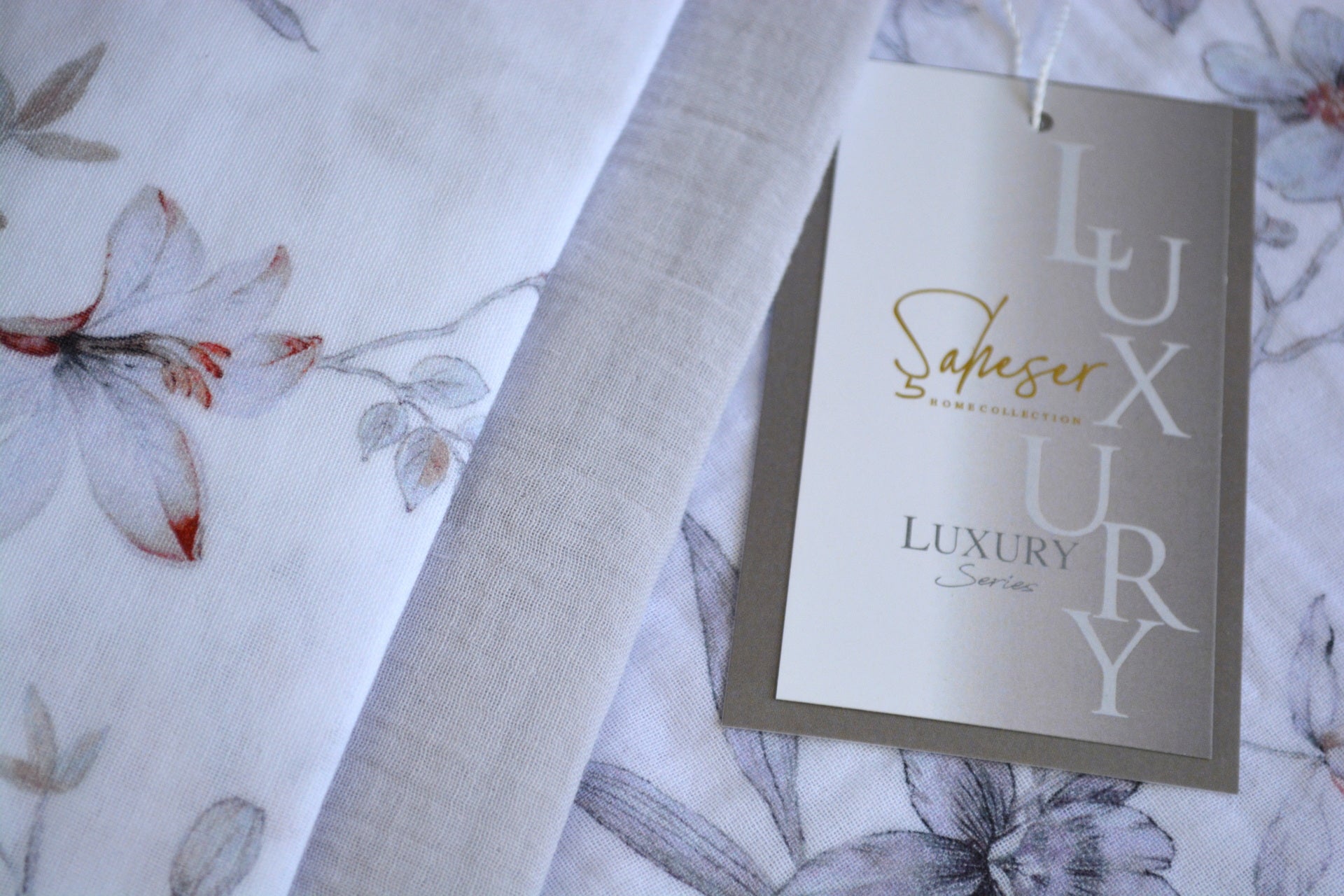 Комплект постільної білизни Saheser Digital Muslin 200х220 см  Elenore