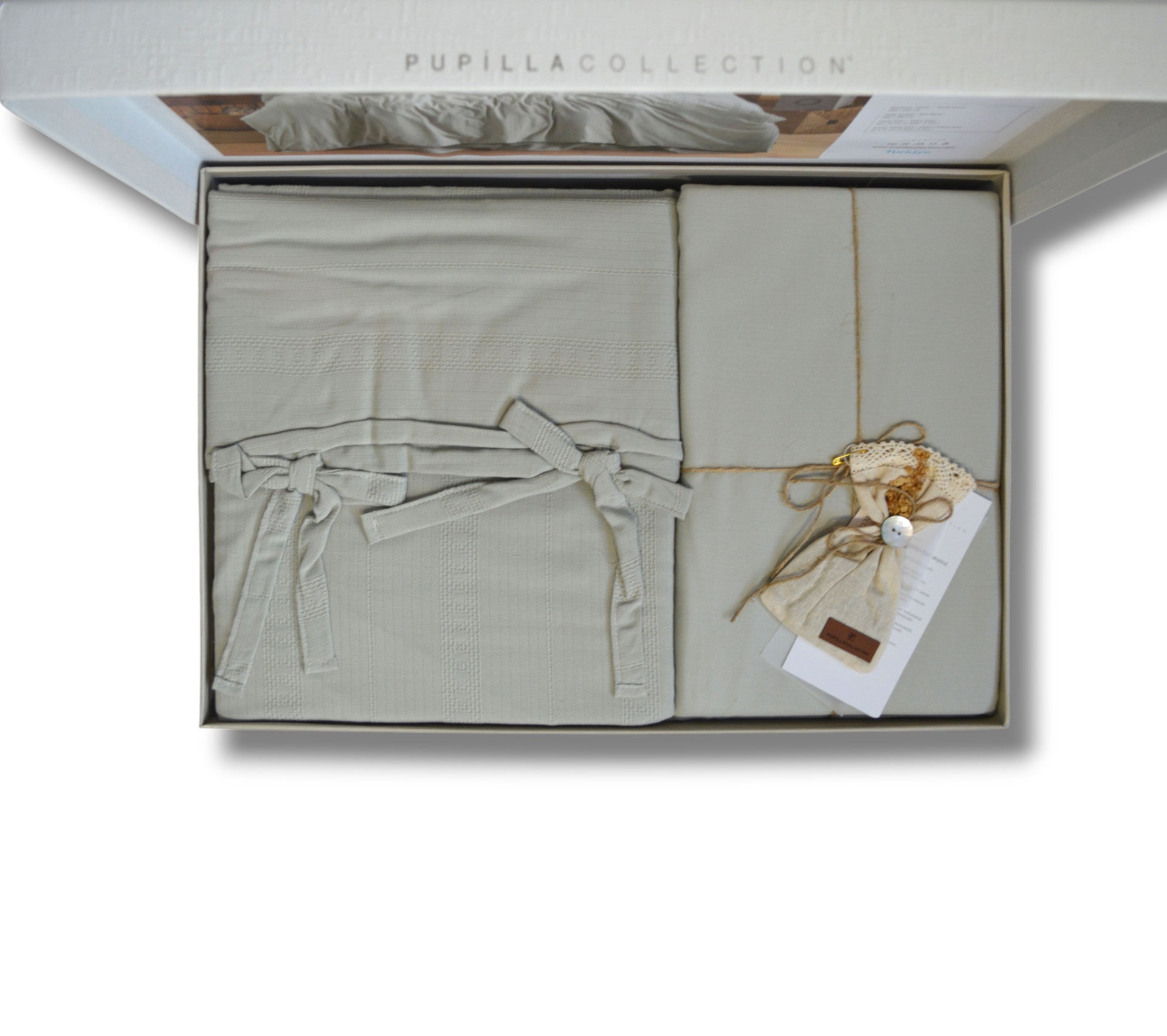Постільна білизна Pupilla Natural Series 200 х 220 см Erica Tas