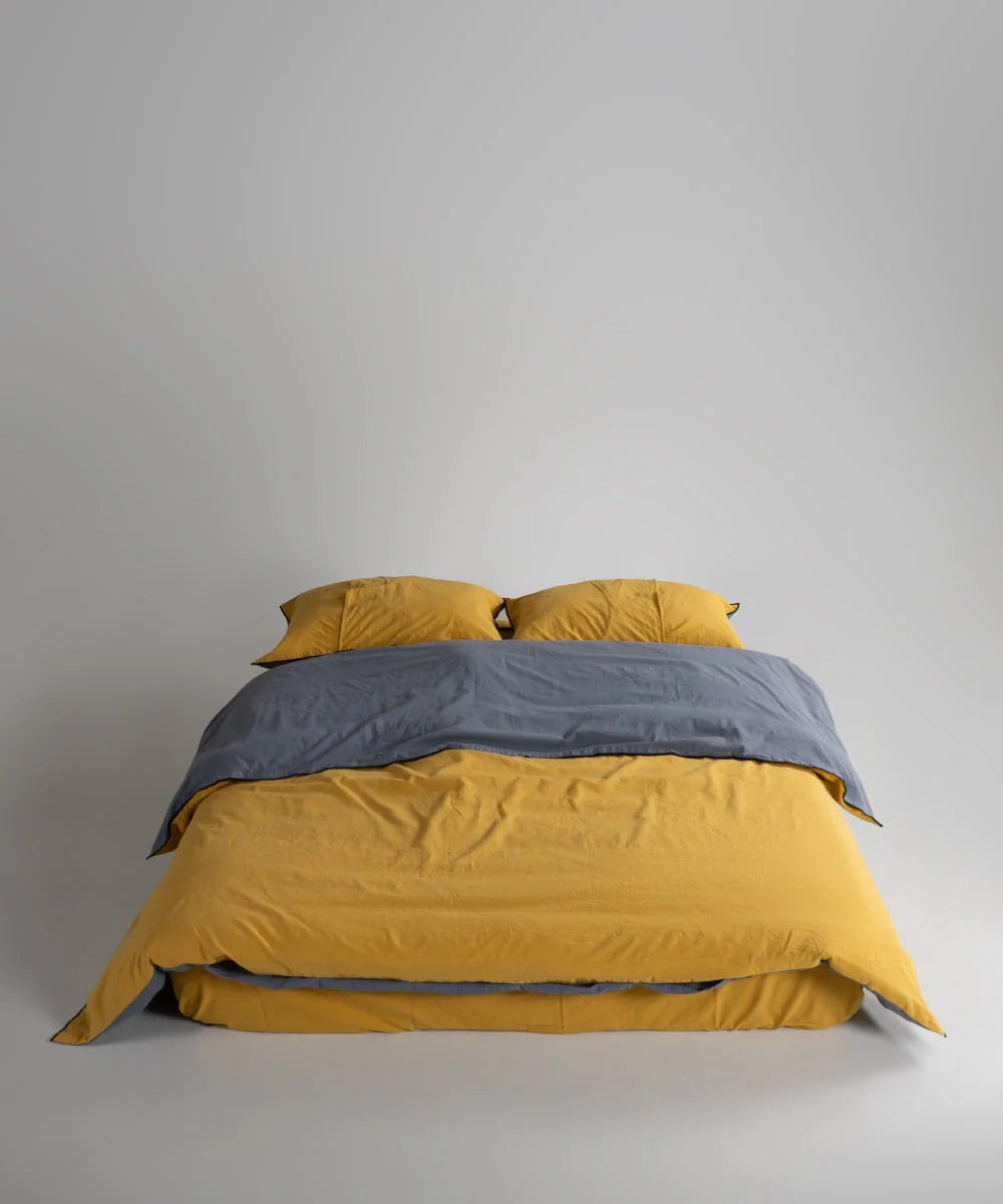 Постільна білизна Limasso Stonewashed Essualte 200 х 220 см Honey - Castle Rock