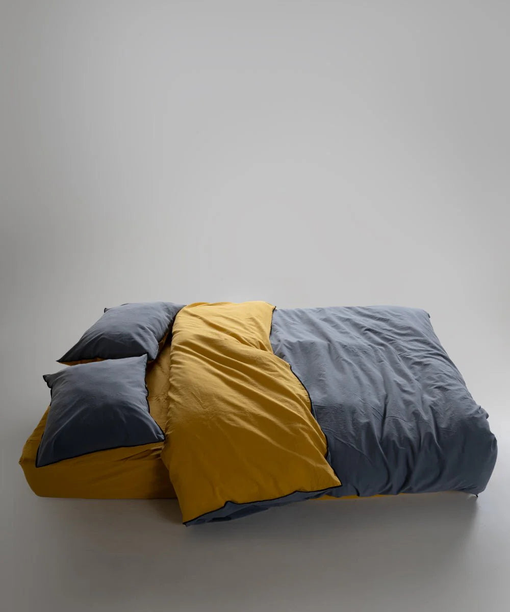 Постільна білизна Limasso Stonewashed Essualte 200 х 220 см Honey - Castle Rock