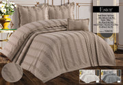 Покривало з бахромою Kayra 240х260 см. Ester Cappuccino