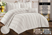 Покривало з бахромою Kayra 240х260 см. Ester Cream