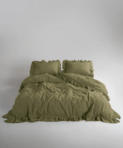 Постільна білизна Limasso Stonewashed Exclusive 200 х 220 см Akdeniz Yesili