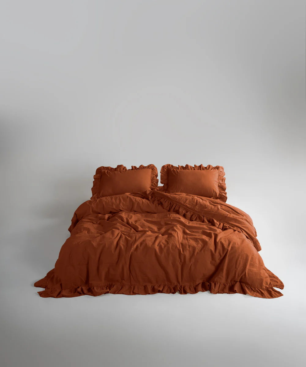 Постільна білизна Limasso Stonewashed Exclusive 200 х 220 см Automne