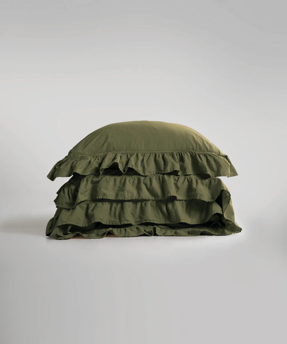 Постільна білизна Limasso Stonewashed Exclusive 200 х 220 см Capulet Olive