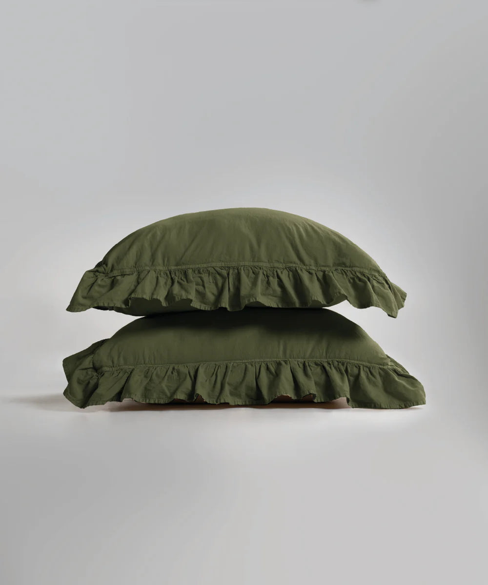 Постільна білизна Limasso Stonewashed Exclusive 200 х 220 см Capulet Olive