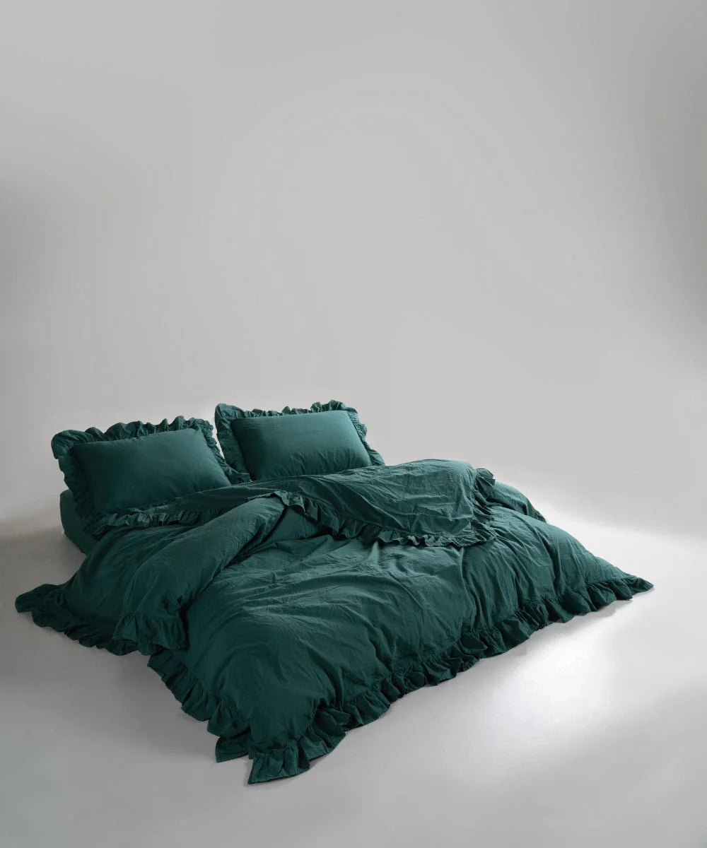 Постільна білизна Limasso Exclusive Сімейний (2 шт 160 х 220 см) Dark Green