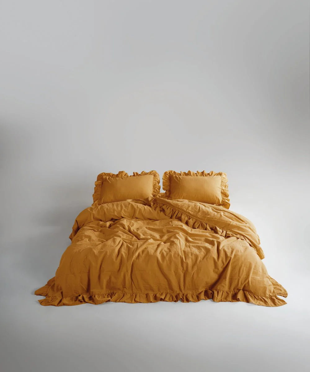 Постільна білизна Limasso Exclusive Ranforse 160 х 220 см сімейний Mustard