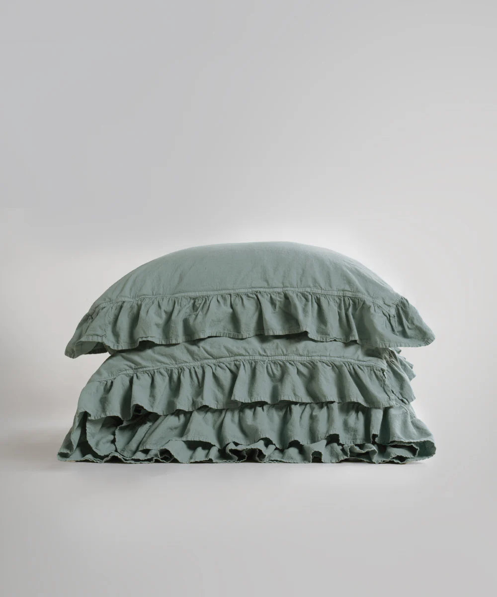 Постільна білизна Limasso Stonewashed Exclusive 160 х 220 см Natural Green