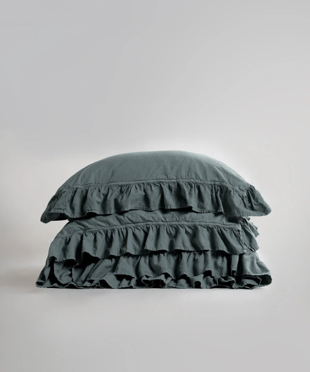 Постільна білизна Limasso Stonewashed Exclusive 160 х 220 см Natural Grey