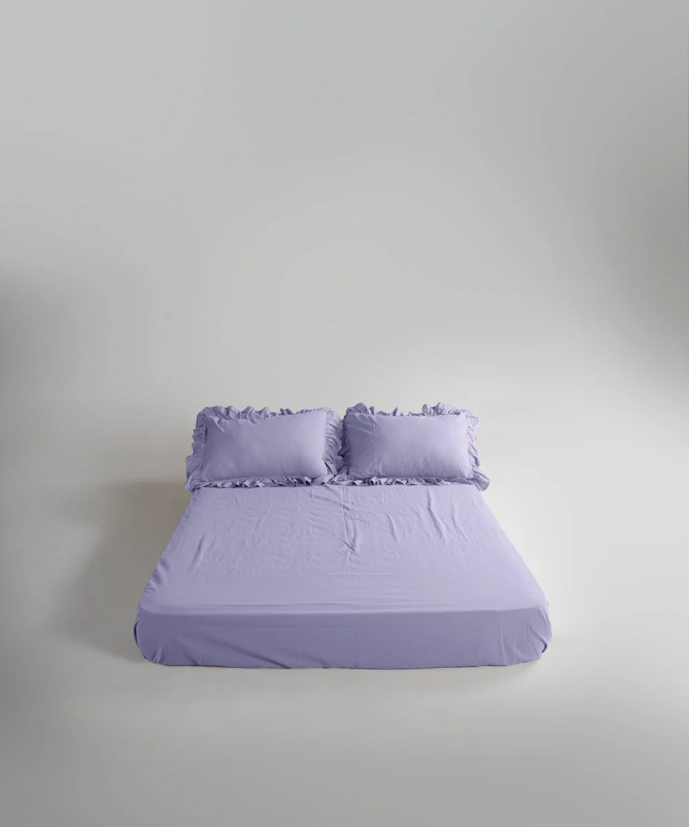 Постільна білизна Limasso Stonewashed Exclusive 160 х 220 см Natural Violet