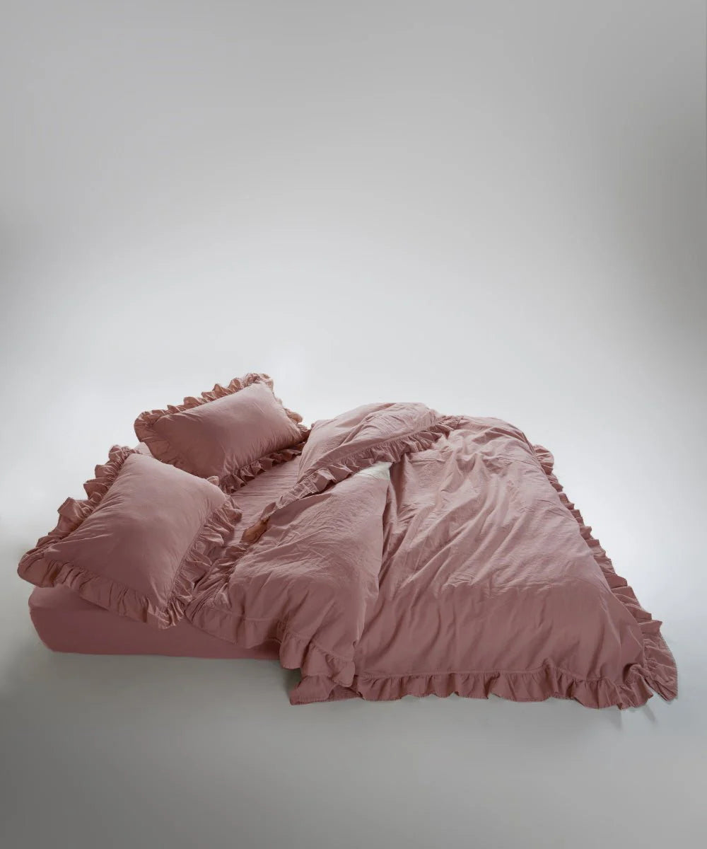 Постільна білизна Limasso Stonewashed Exclusive 160 х 220 см Old Rose
