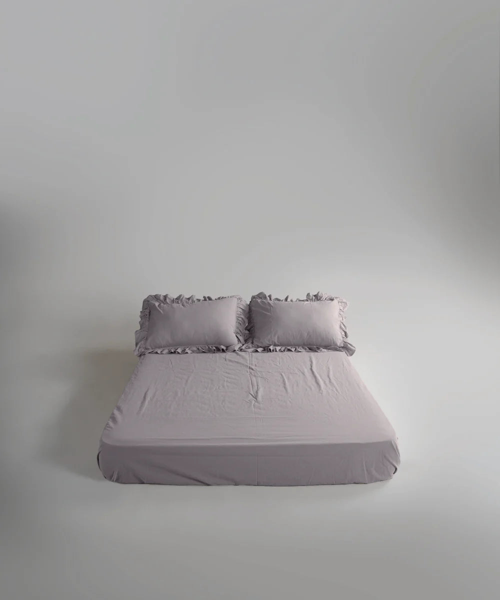 Постільна білизна Limasso Stonewashed Exclusive 160 х 220 см Opal Grey