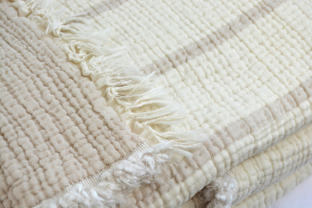 Муслінове покривало Moss Exclusive Muslin 170 х 230 см. Bej