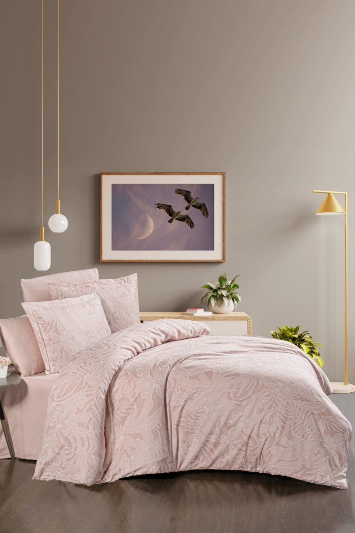 Постільна білизна First Choice Cotton Satin 160х220 Lucas Powder