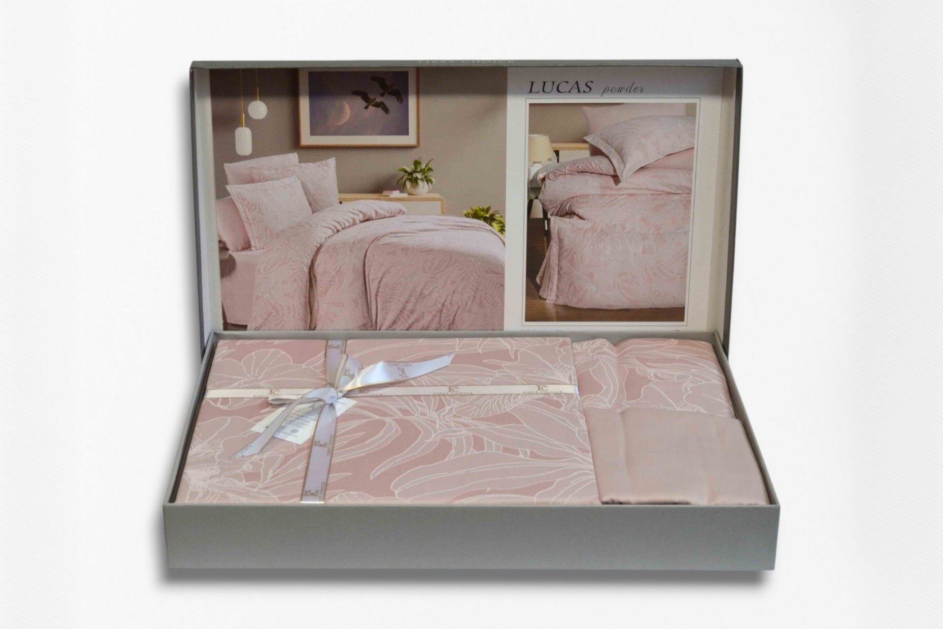 Постільна білизна First Choice Cotton Satin 160х220 Lucas Powder