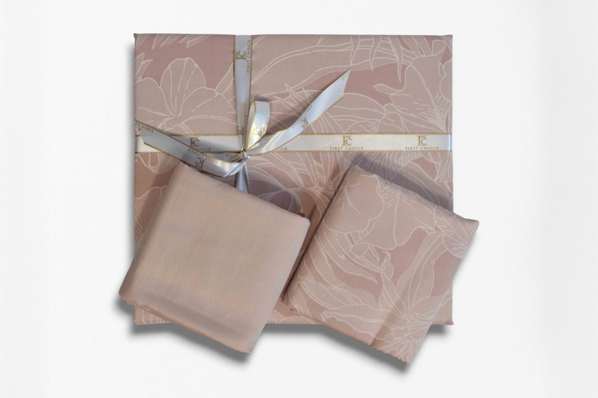 Постільна білизна First Choice Cotton Satin 200х220 Lucas Powder