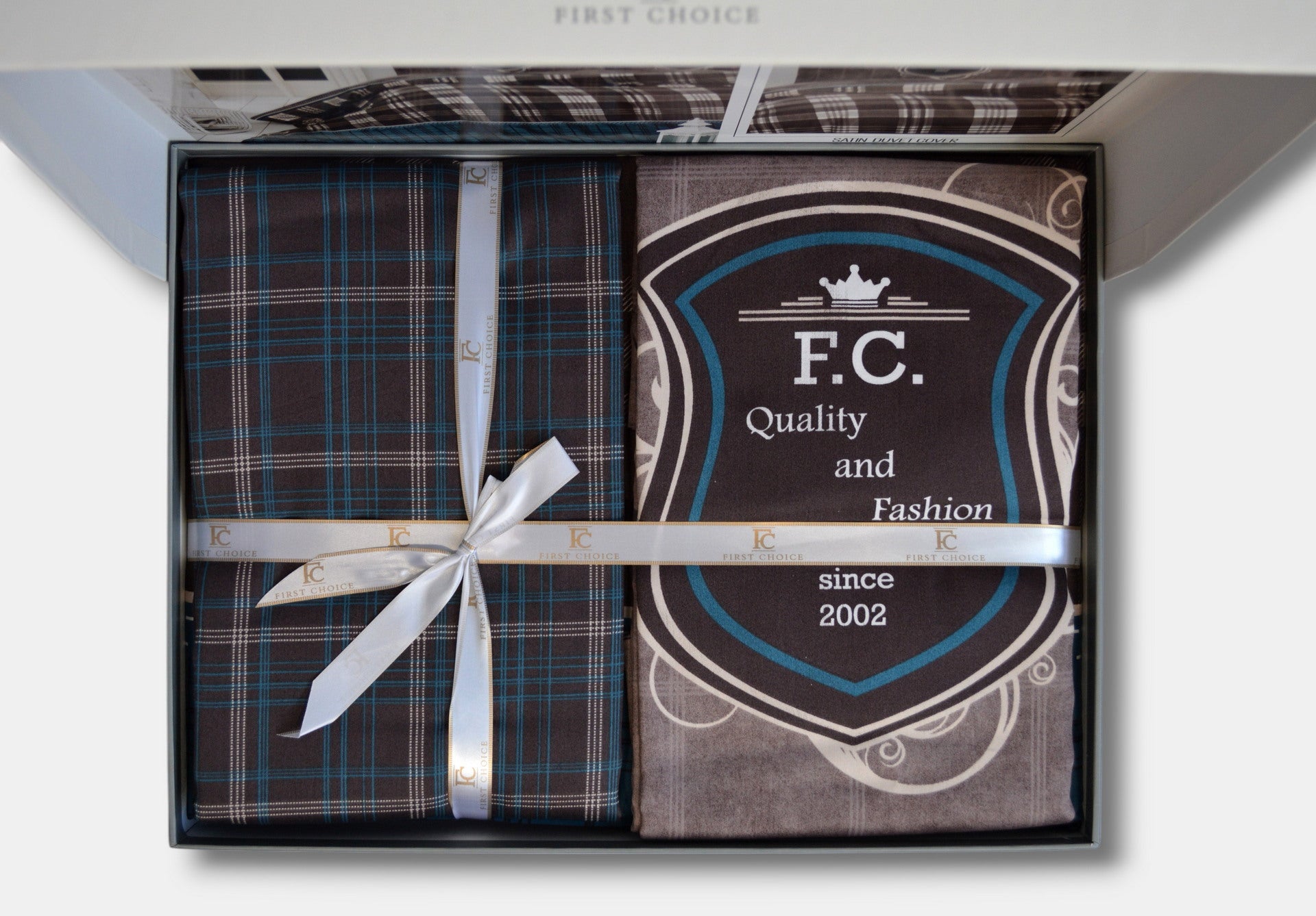 Постільна білизна First Choice Cotton Satin 200х220  Doris Brown