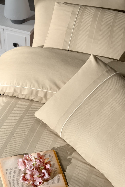 Постільна білизна First Choice Ranforce Deluxe 200 х 220 см Fredan Cappuccino