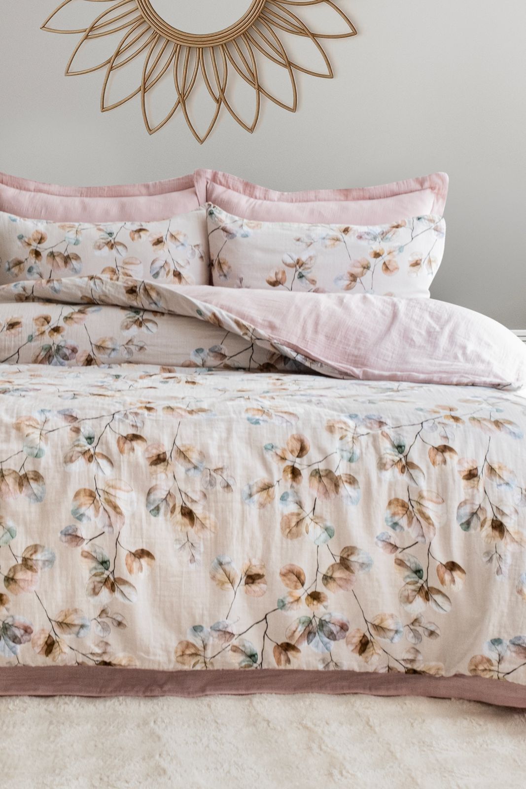 Комплект постільної білизни Saheser Digital Muslin 200х220 см Fantasia