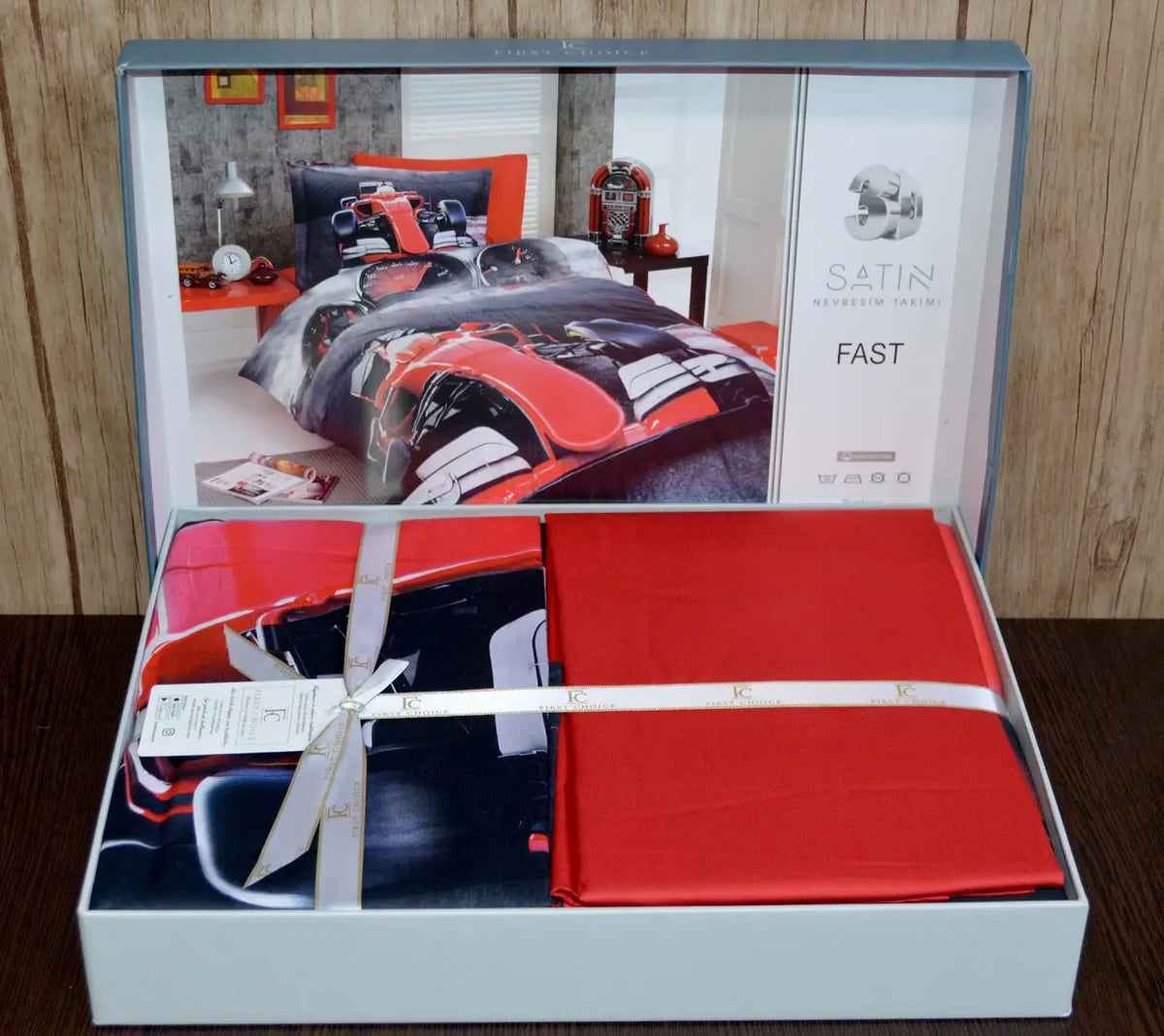Постільна білизна First Choice 3D Satin 160x220 Fast