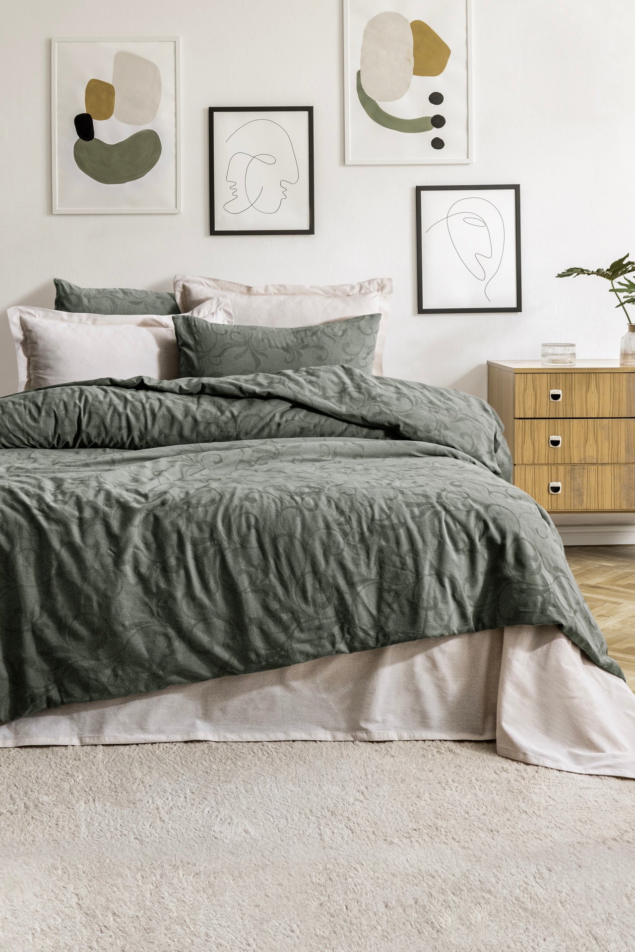 Постільна білизна Saheser Luxury Jacquard 200 х 220 см Fayel