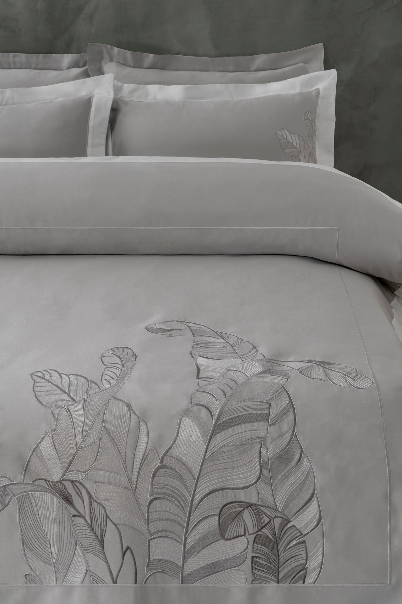 Комплект постільної білизни Dantela Digital Satin 200х220 см Feel Gri