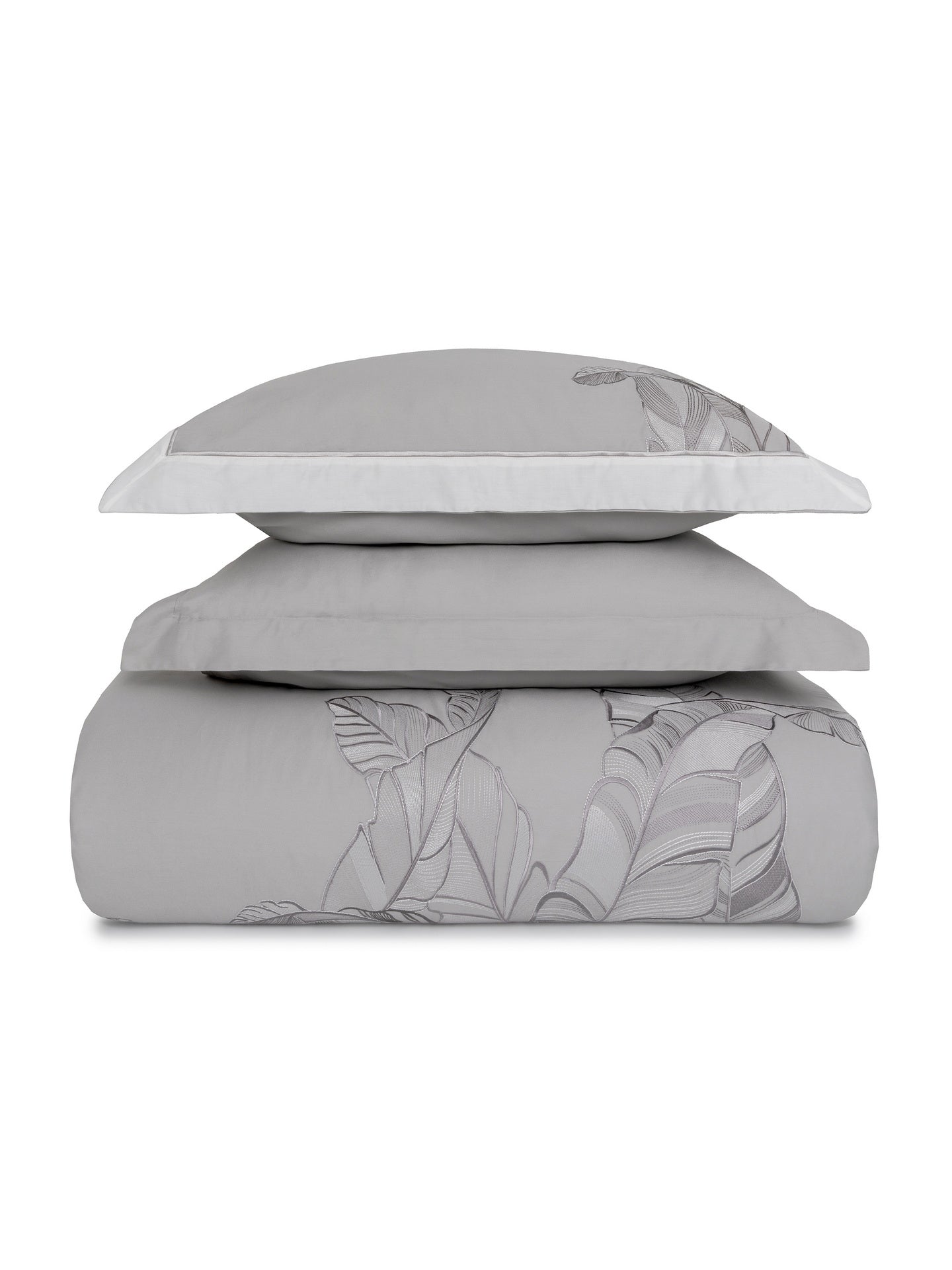 Комплект постільної білизни Dantela Digital Satin 200х220 см Feel Gri