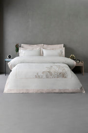 Комплект постільної білизни Dantela Digital Satin 200х220 см Feel Mint