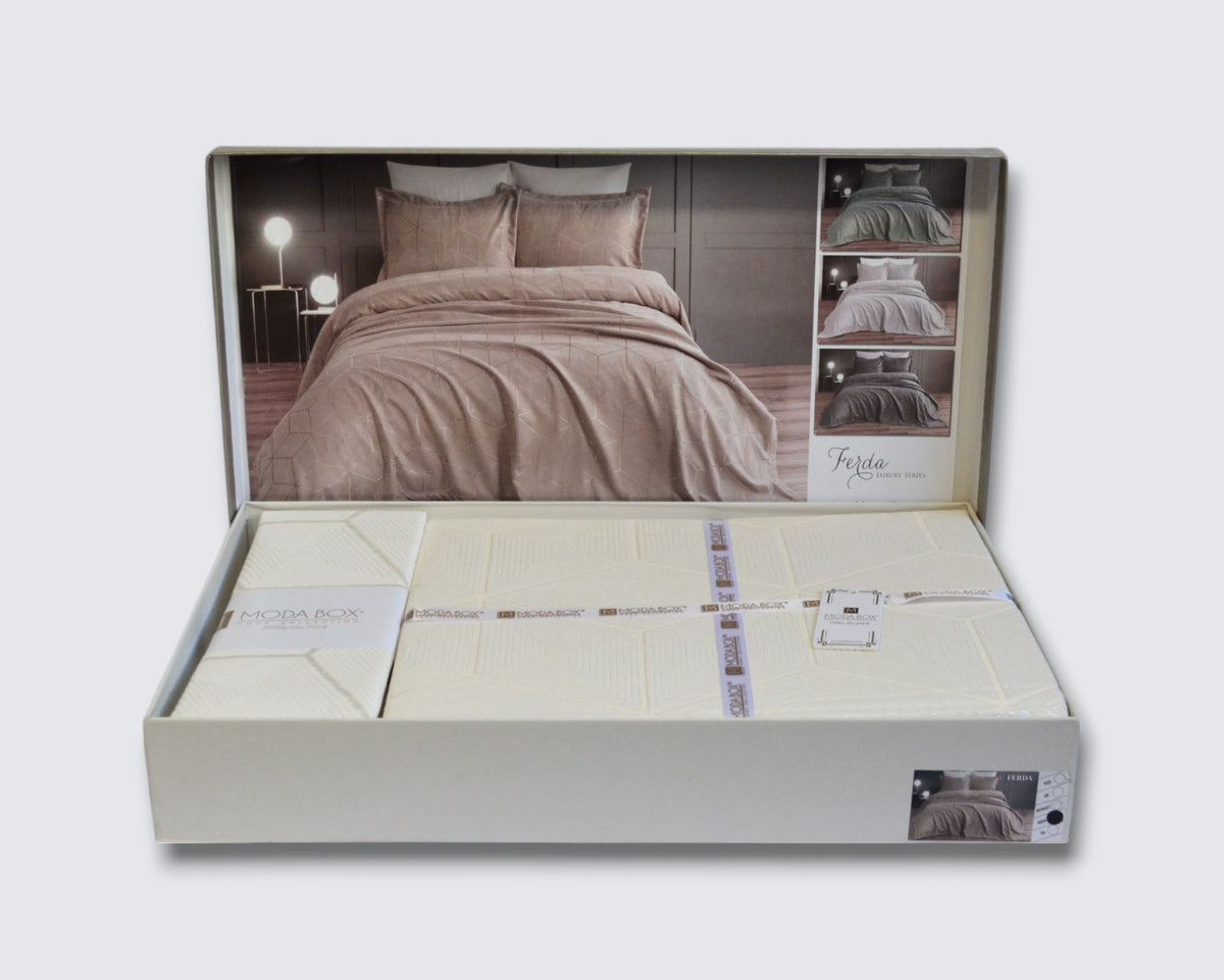 Покривало Modabox 240х260 см Ferda Krem