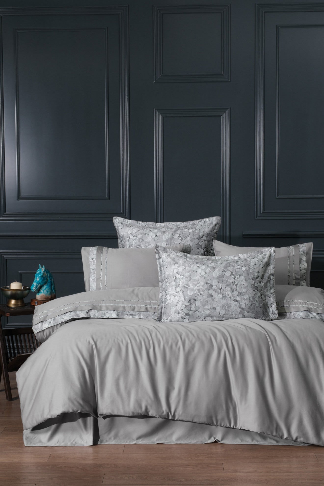 Постільна білизна La Romano Silk Satin 200×220 см Florence Ash