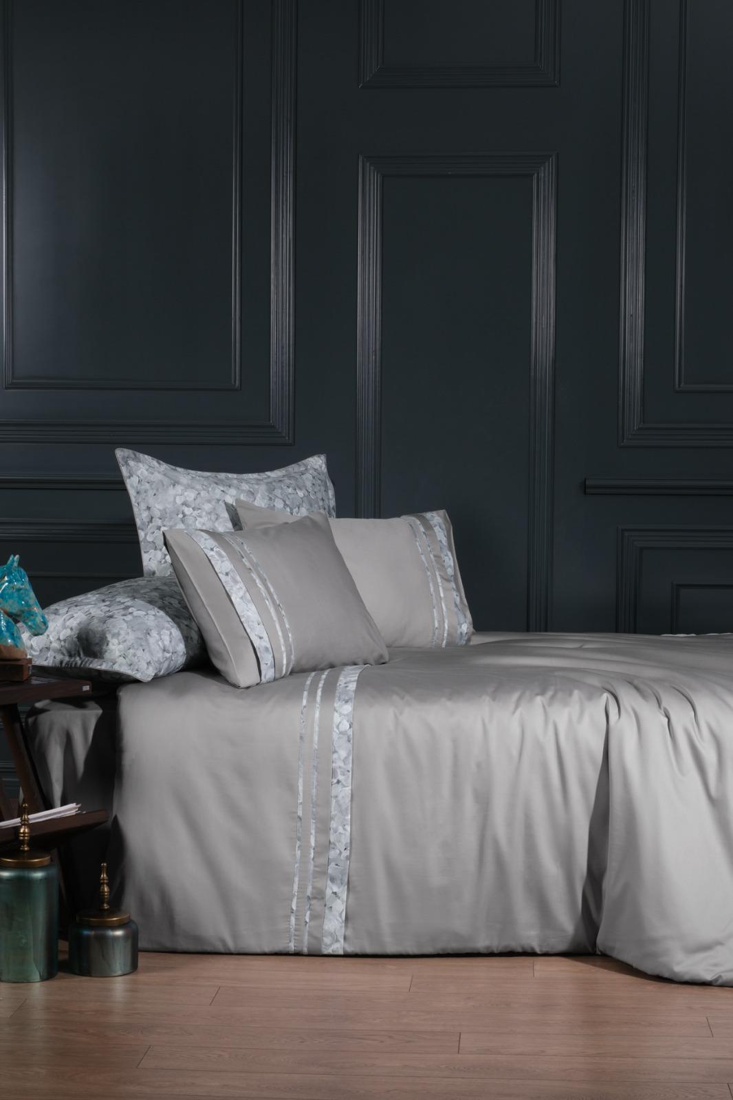Постільна білизна La Romano Silk Satin 200×220 см Florence Ash