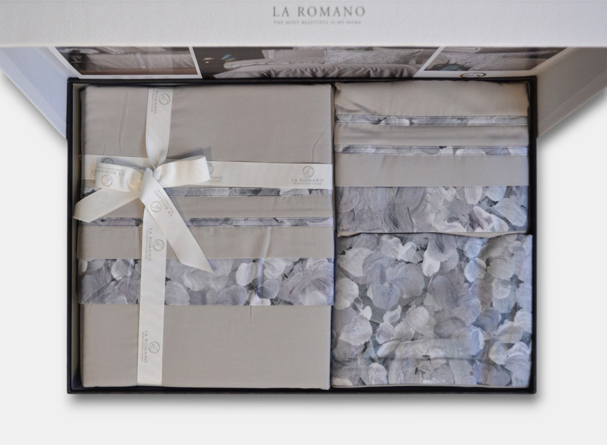 Постільна білизна La Romano Silk Satin 200×220 см Florence Ash