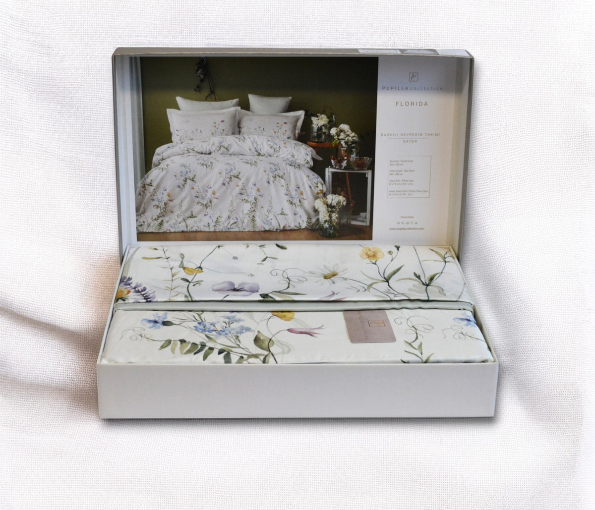 Постільна білизна Pupilla Digital Satin 200 х 220 см Florida