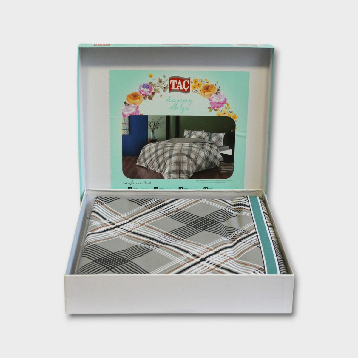 Постільна білизна TAC Ranforse 200x220 см Floyd