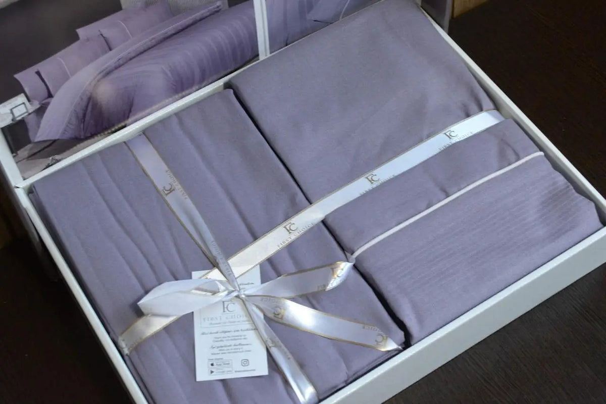 Постільна білизна First Choice Ranforce Deluxe 200 х 220 см Fredan Lavender